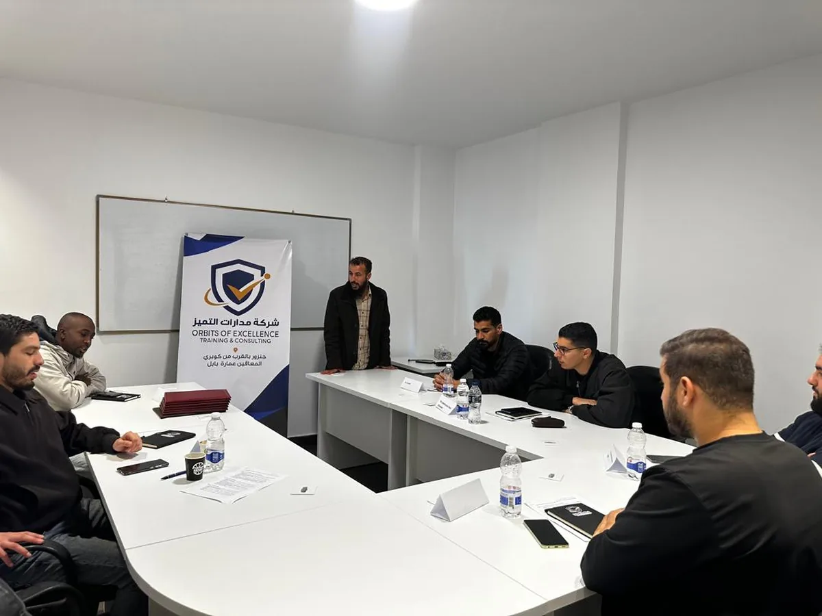 Training session inside an Orbits of Excellence classroom